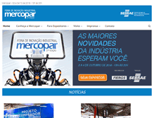 Tablet Screenshot of mercopar.com.br